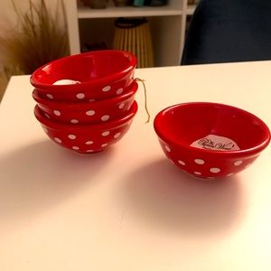 Pioneer Woman 4 pc  Dip Bowls Dipping